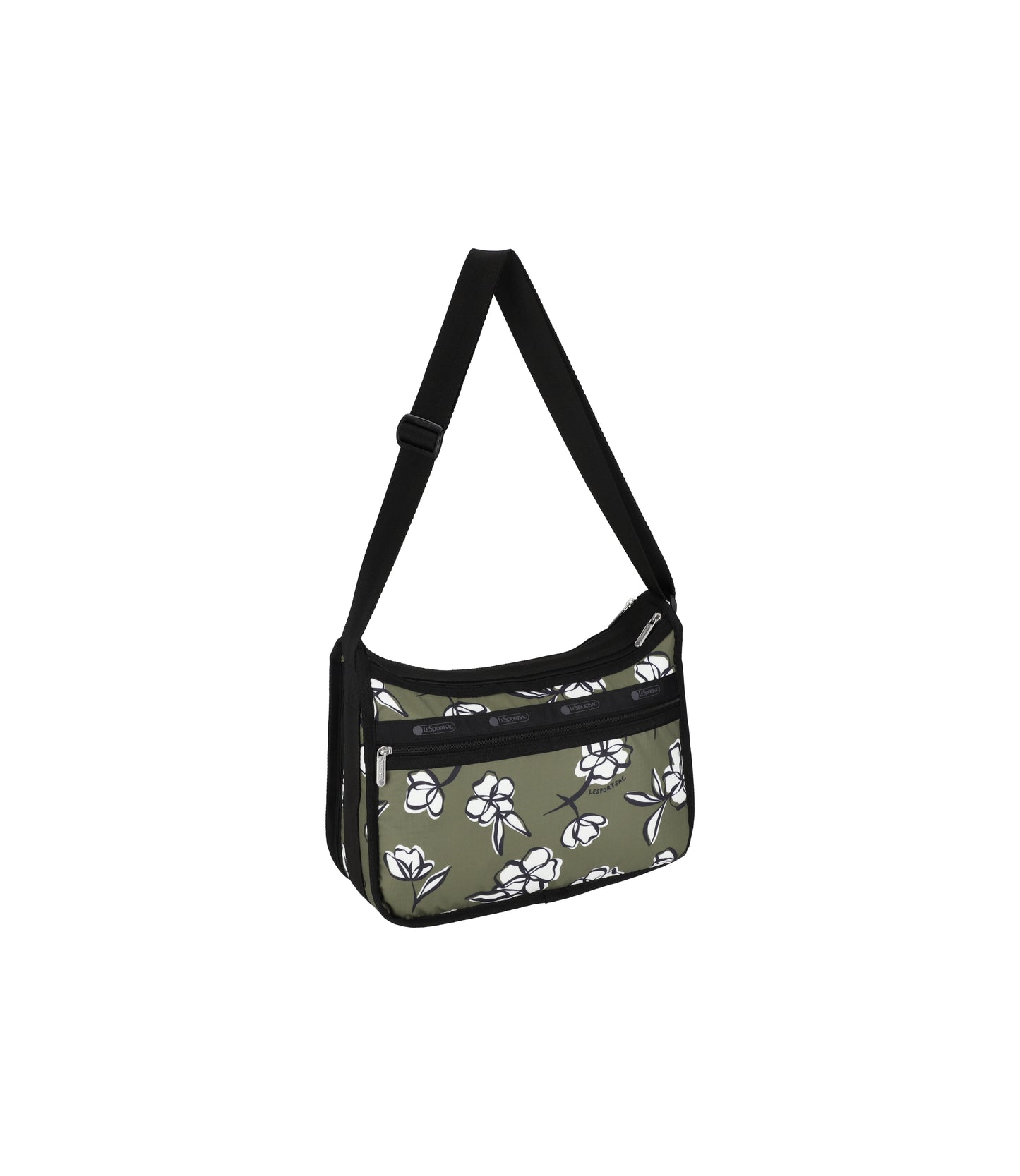 Deluxe Everyday Bag<br>Olive Floral Silhouette