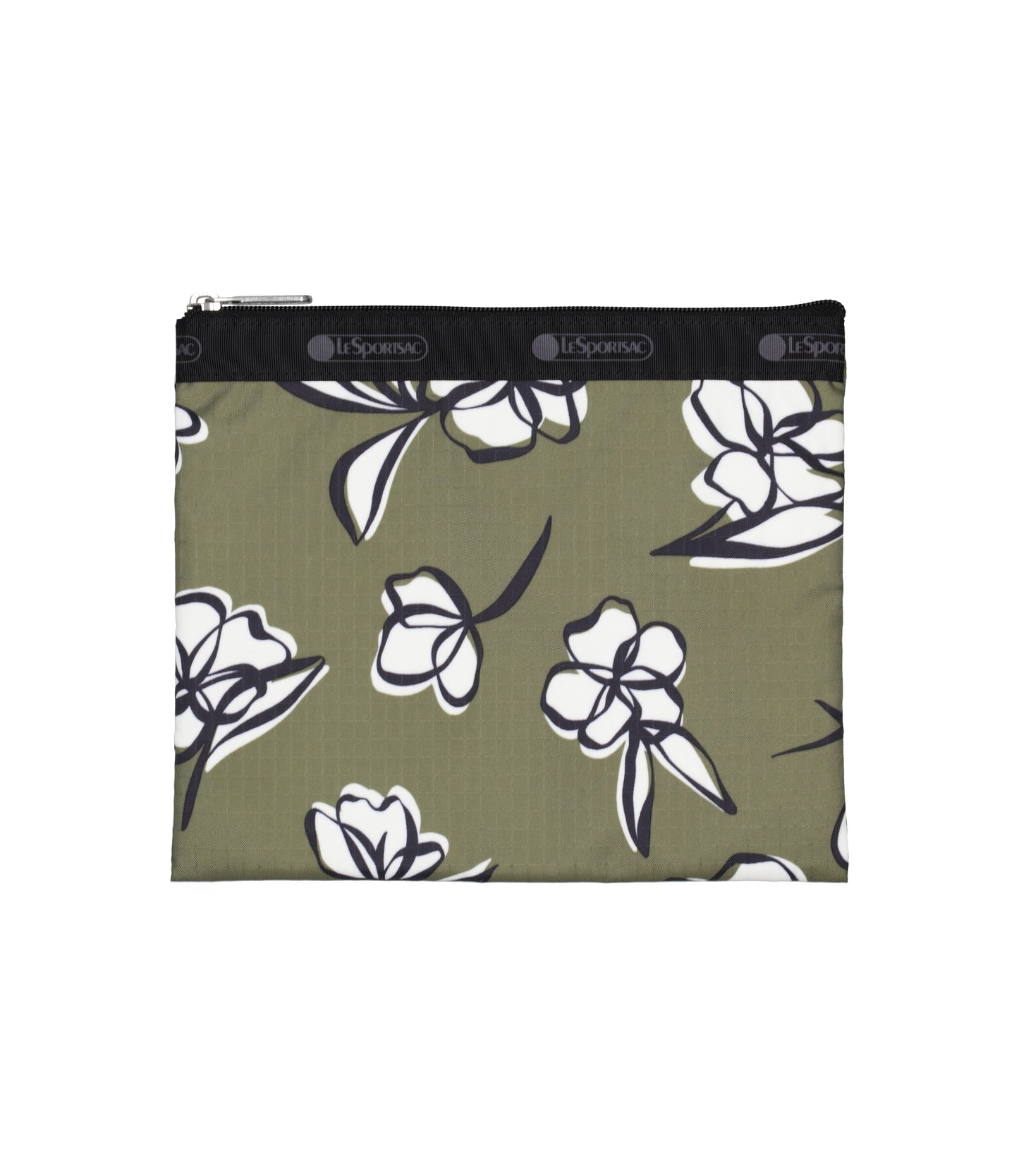 Deluxe Everyday Bag<br>Olive Floral Silhouette