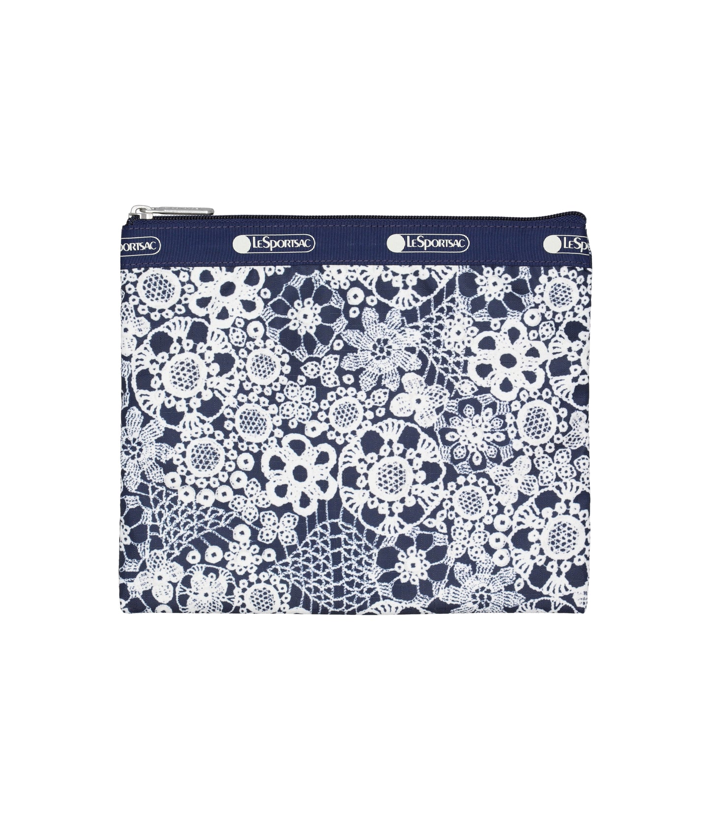 Deluxe Everyday Bag<br>Floral Lace Navy