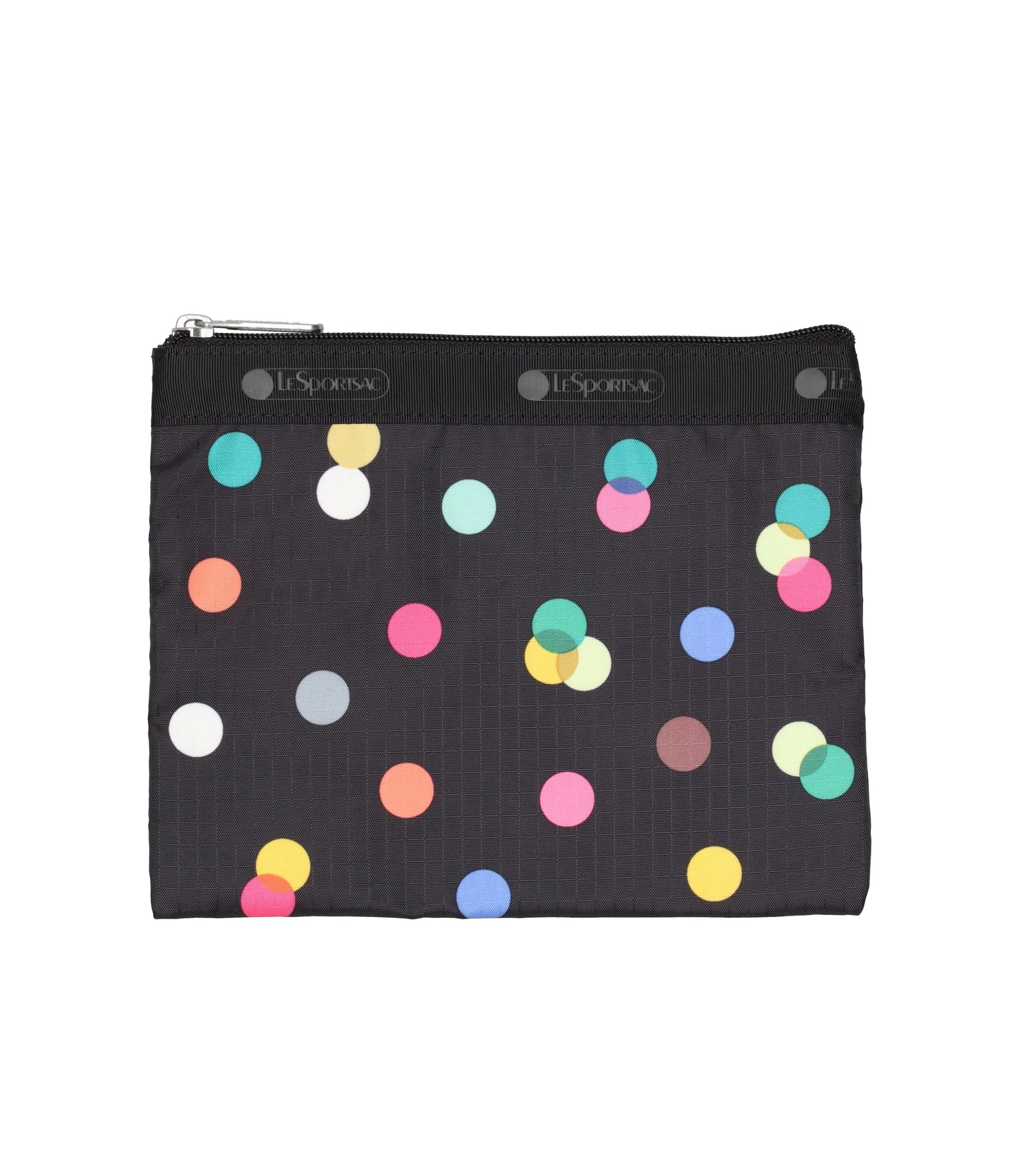 Classic Hobo<br>Multicolor Dots Black