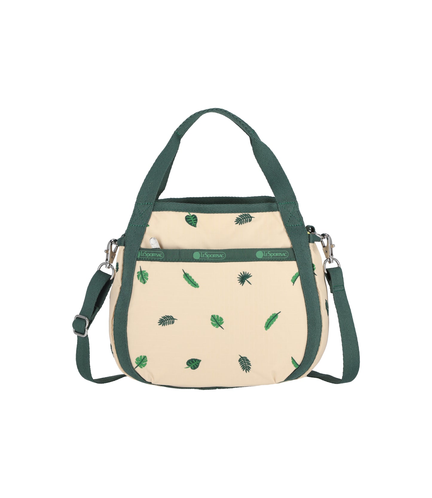 Small Jenni Crossbody<br>Tropical Palm Embroidery