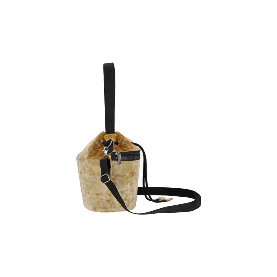 Cinch Backpack<br>Velour Gold