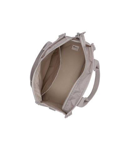 Large East/West Top Handle Tote<br>Drift Stone
