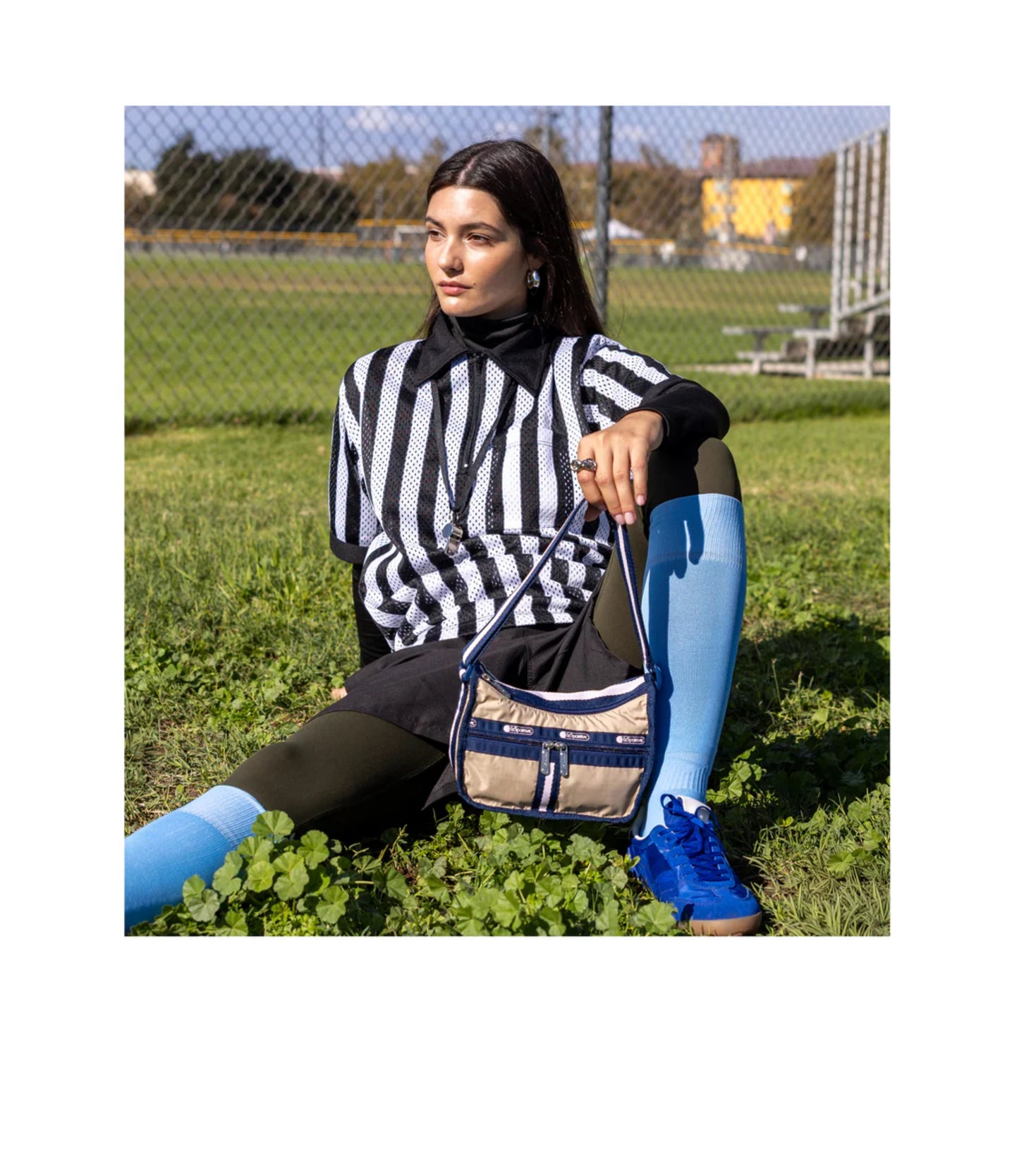 Small Everyday Bag<br>Spectator Bone/Navy
