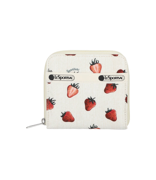 Compact Zip Wallet<br>Bittersweet Berry