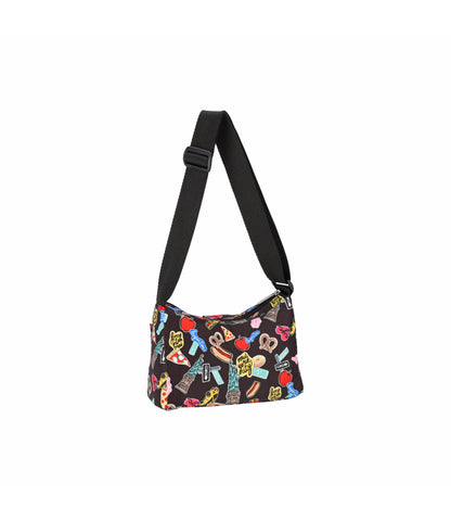Cargo Small Shoulder Bag<br>NYC Iconic Stickers