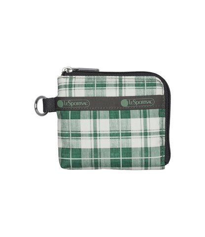 Slim Wallet<br>Autumn Green Check