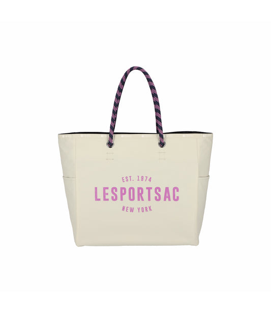 Large 2 Way Tote<br>2 Way Bscuit Beige/Deep Sea