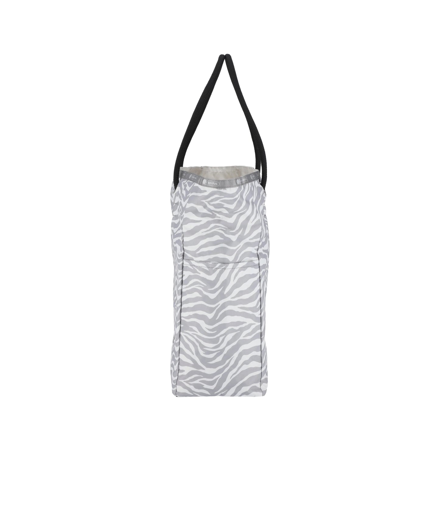 Large 2 Way Tote<br>Alloy Zebra/ Meringue