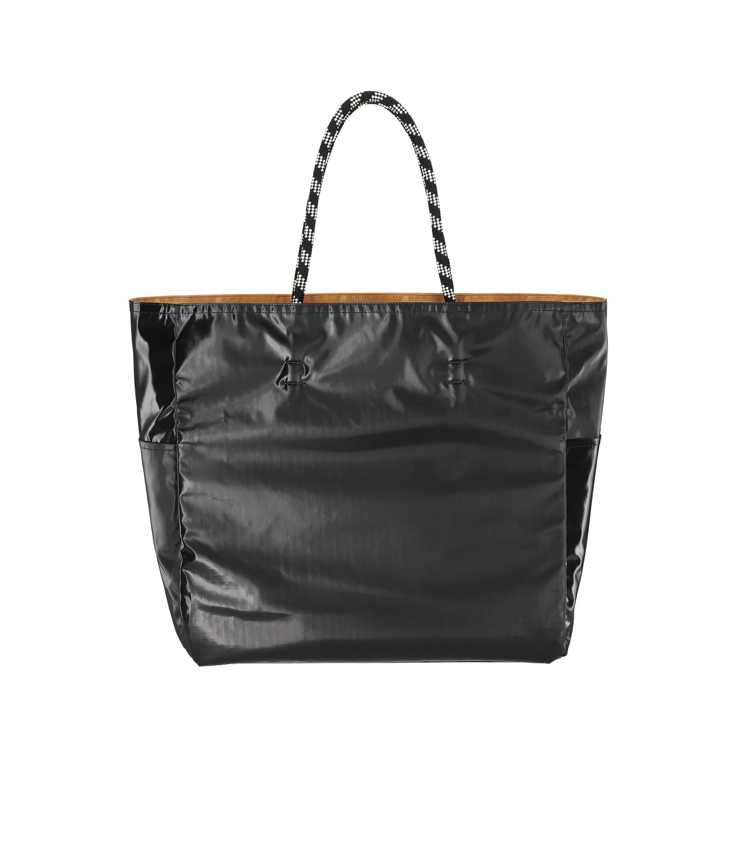 Large 2 Way Tote<br>2 Way Medalion/Black Shine