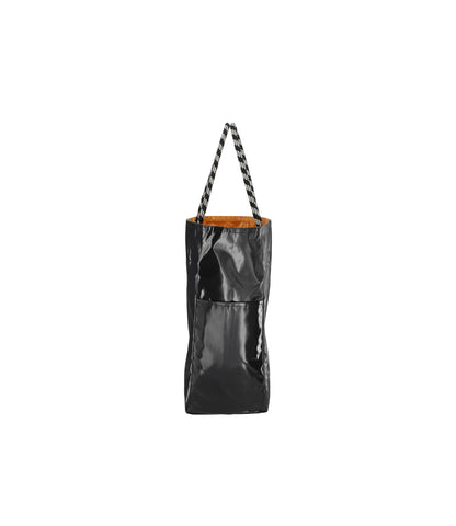 Large 2 Way Tote<br>2 Way Medalion/Black Shine