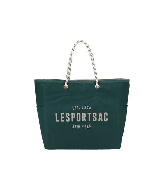Large 2 Way Tote<br>2 Way Eden Green/Stone