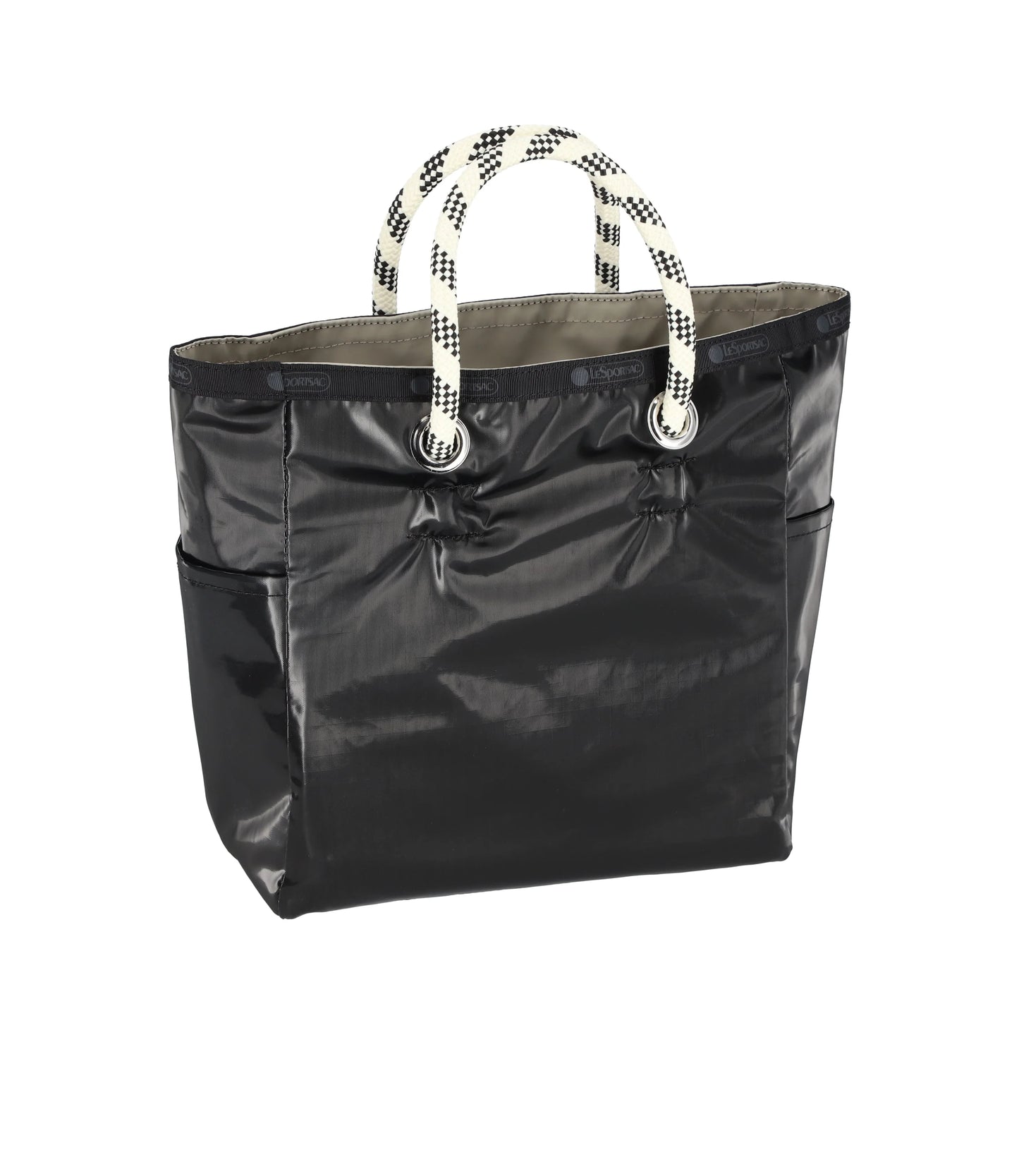 Medium 2 Way Tote<br>2 Way Black/ Fossil Shine