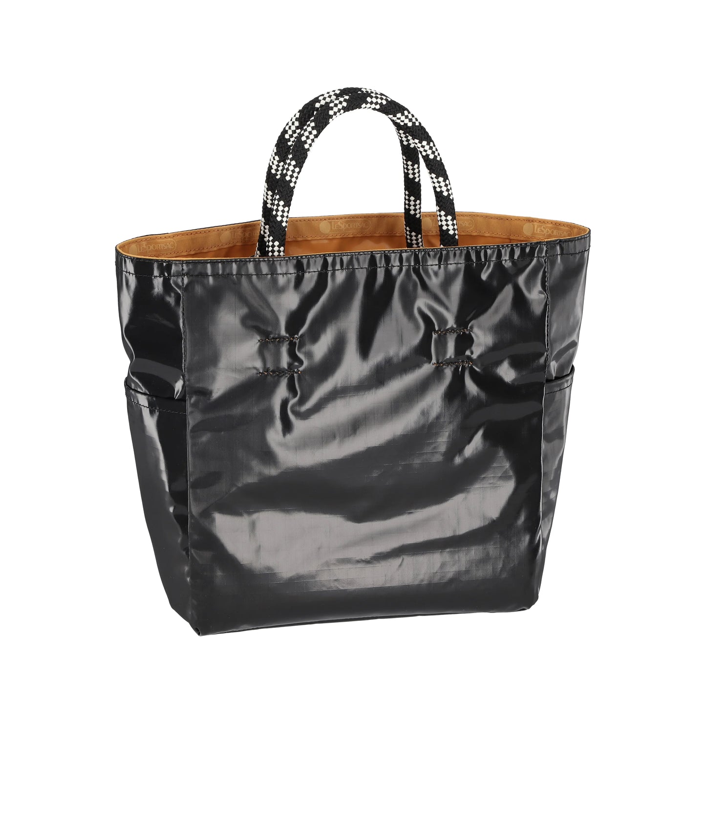 Medium 2 Way Tote<br>2 Way Medalion/Black Shine