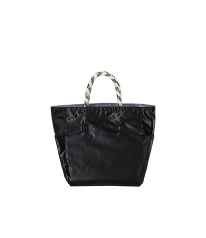 Medium 2 Way Tote<br>Lilac/ Black Shine