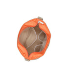 Small Bucket Bag<br>Tangerine/Latte