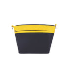 Small Bucket Bag<br>Deep Navy Blue/ Orange
