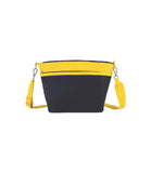 Small Bucket Bag<br>Deep Navy Blue/ Orange