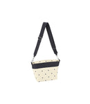 Small Bucket Bag<br>Navy Swiss Heart