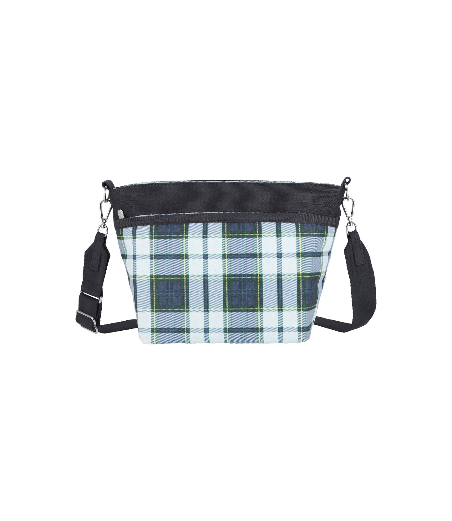 Small Bucket Bag<br>Deep Blue Tartan