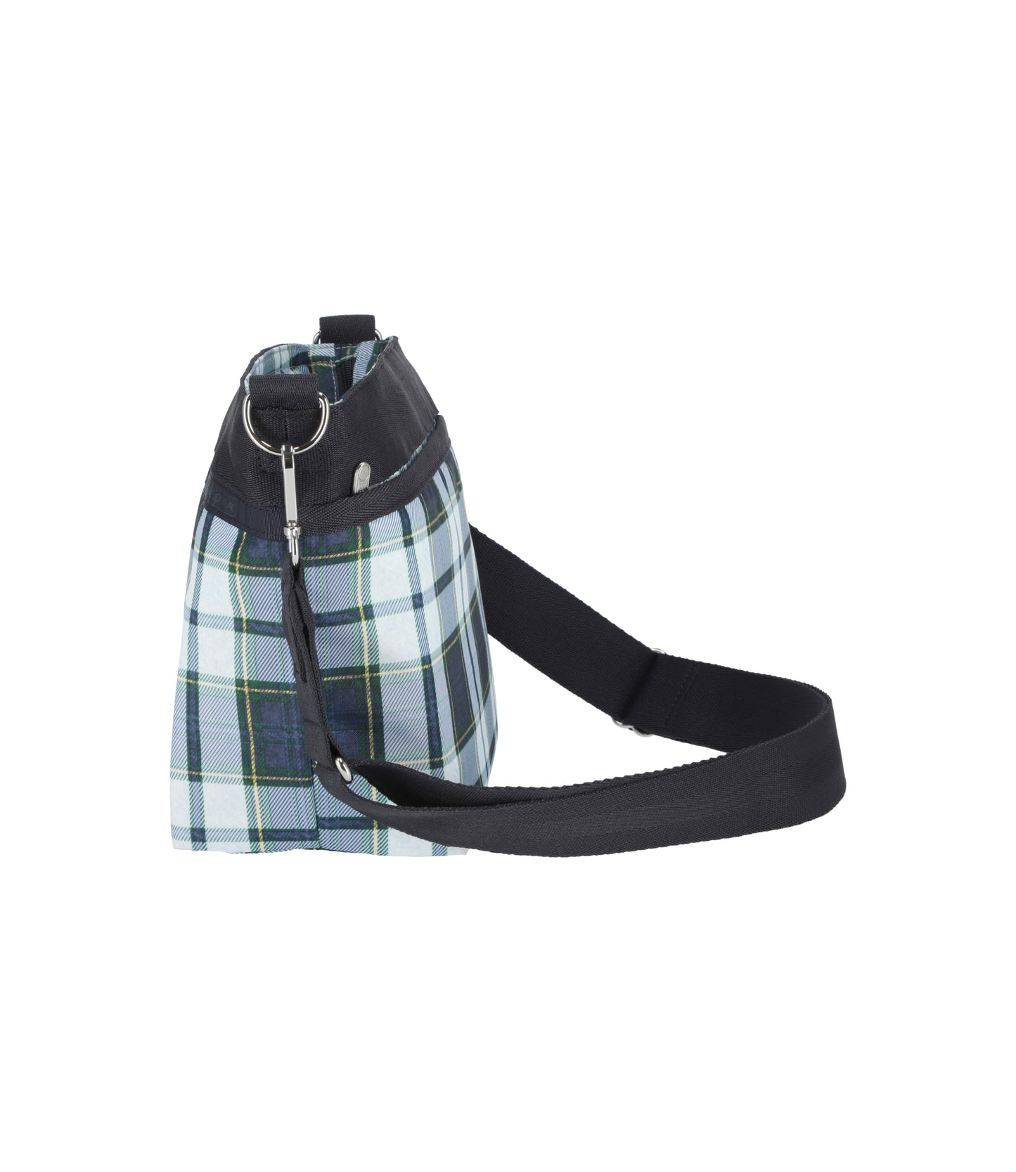 Small Bucket Bag<br>Deep Blue Tartan