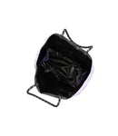Shine Large 2 Way Tote<br>Black Shine/ Lavender
