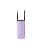 Shine Large 2 Way Tote<br>Black Shine/ Lavender