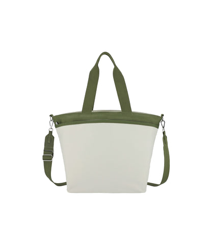 Large Bucket Tote<br>Silver Birch/ Olive