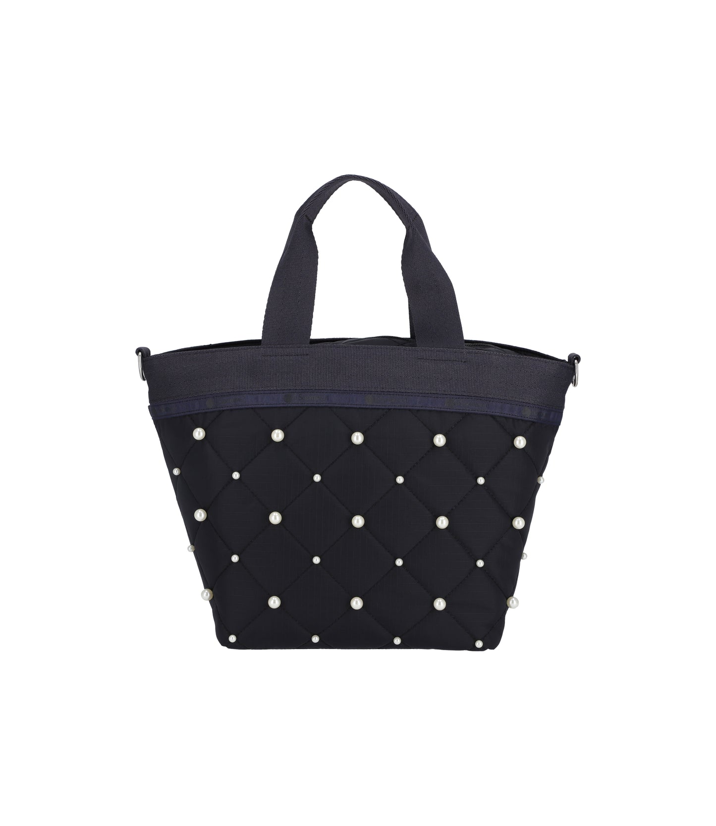 Bucket Tote With Pearls<br>Deep Sea Pearl