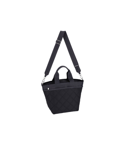 Bucket Tote With Pearls<br>Deep Sea Pearl