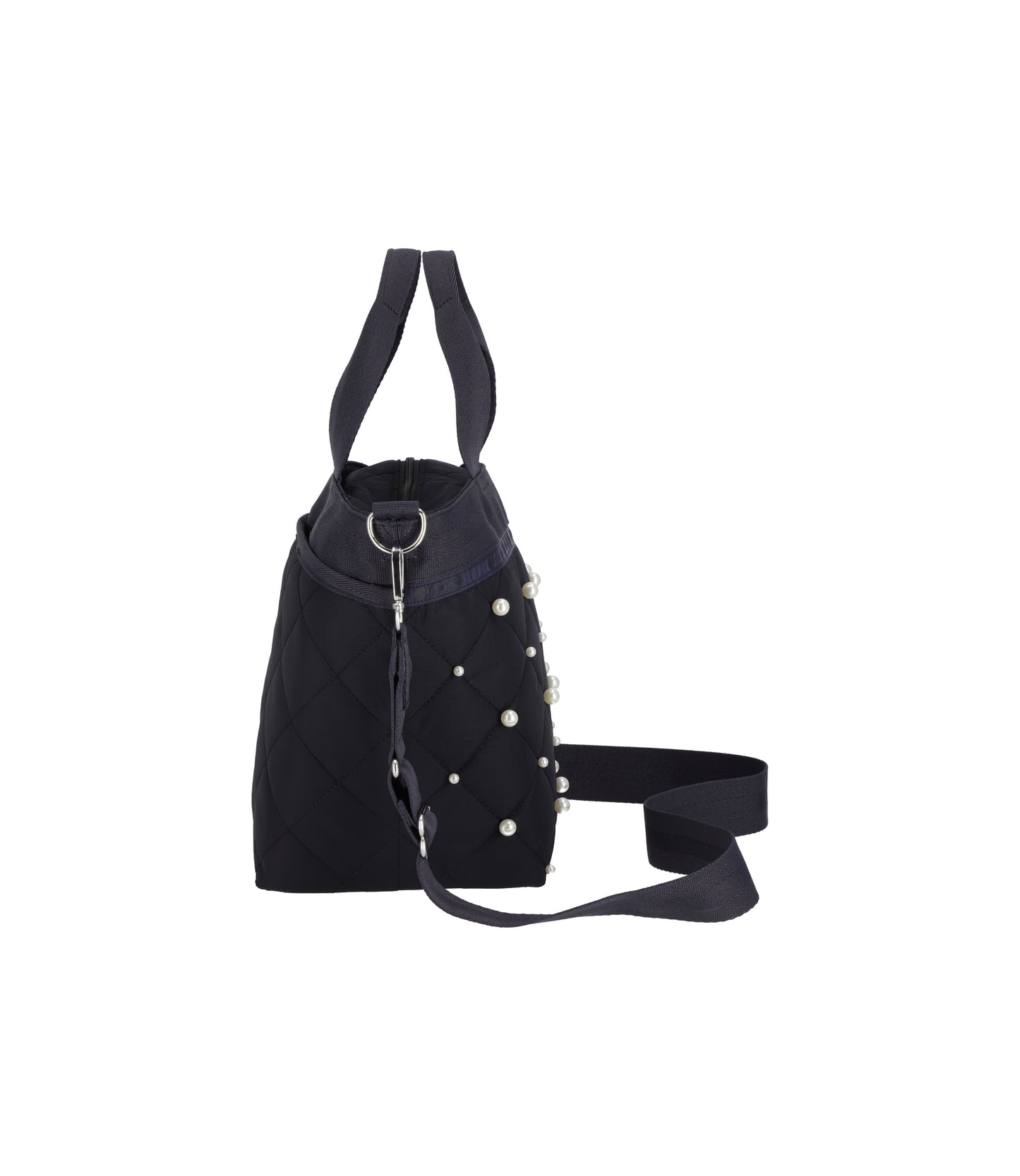 Bucket Tote With Pearls<br>Deep Sea Pearl