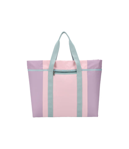 East/West Foldable Tote<br>Fairy Orchid/ Pink