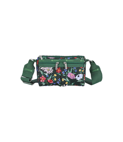 East/West Double Pocket Bag<br>Watercolor Garden