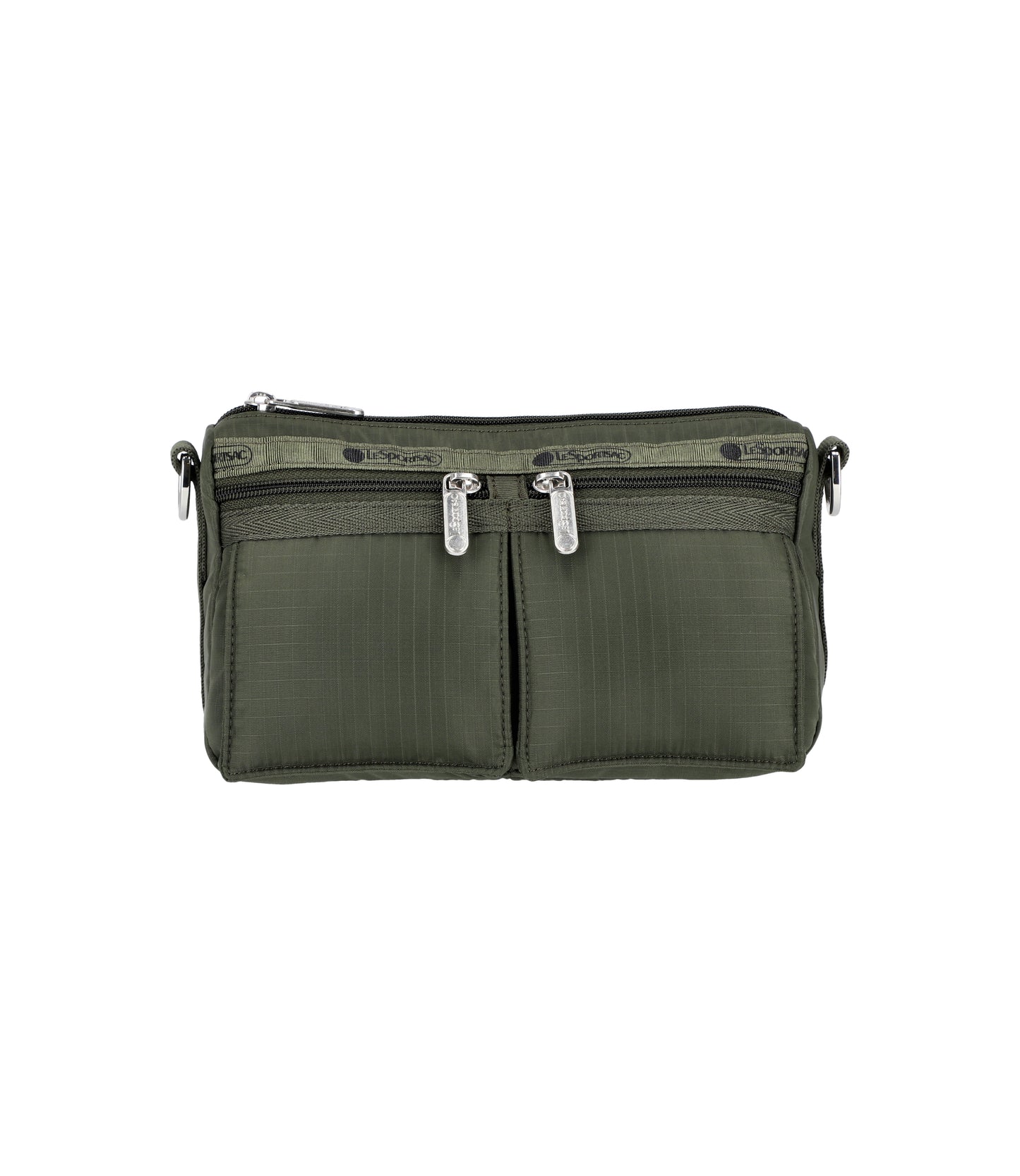 East/West Double Pocket Bag<br>Dark Olive