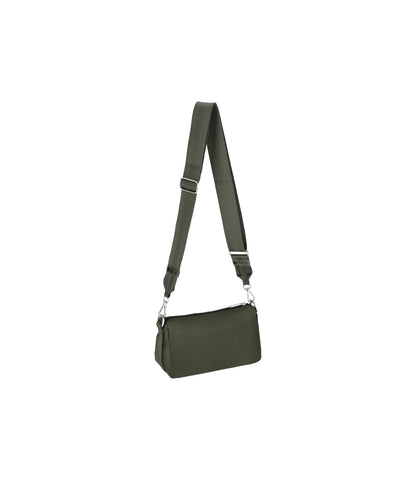 East/West Double Pocket Bag<br>Dark Olive