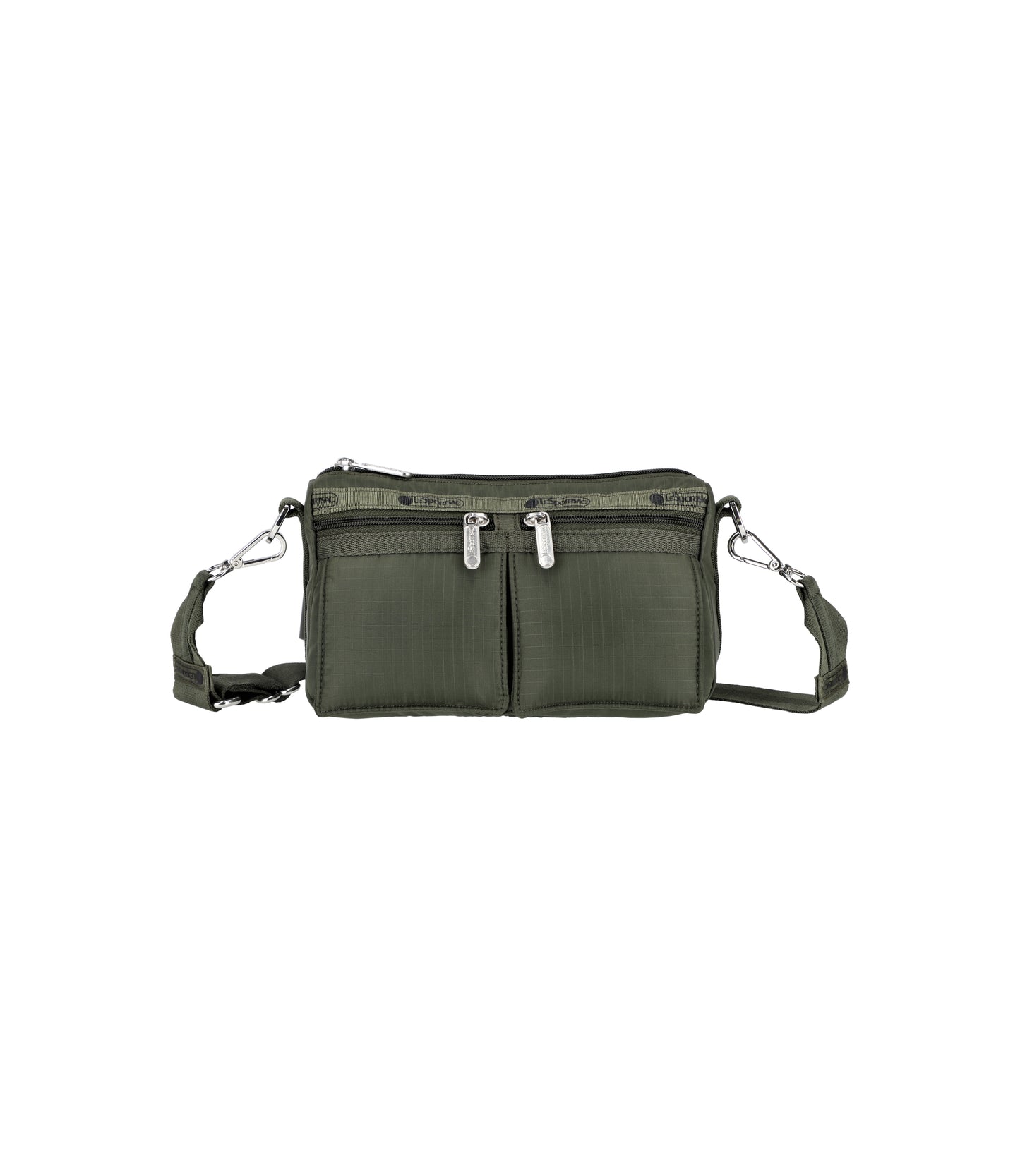 East/West Double Pocket Bag<br>Dark Olive