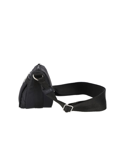 East/West Double Pocket Bag<br>Recycled Black