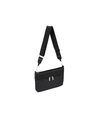 East/West Zipper Bag<br>Recycled Black