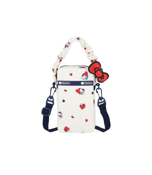 Gather Handle Mini Phone Crossbody<br>Heart To Heart