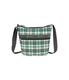 Mini Bucket Shoulder Bag<br>Autumn Green Check