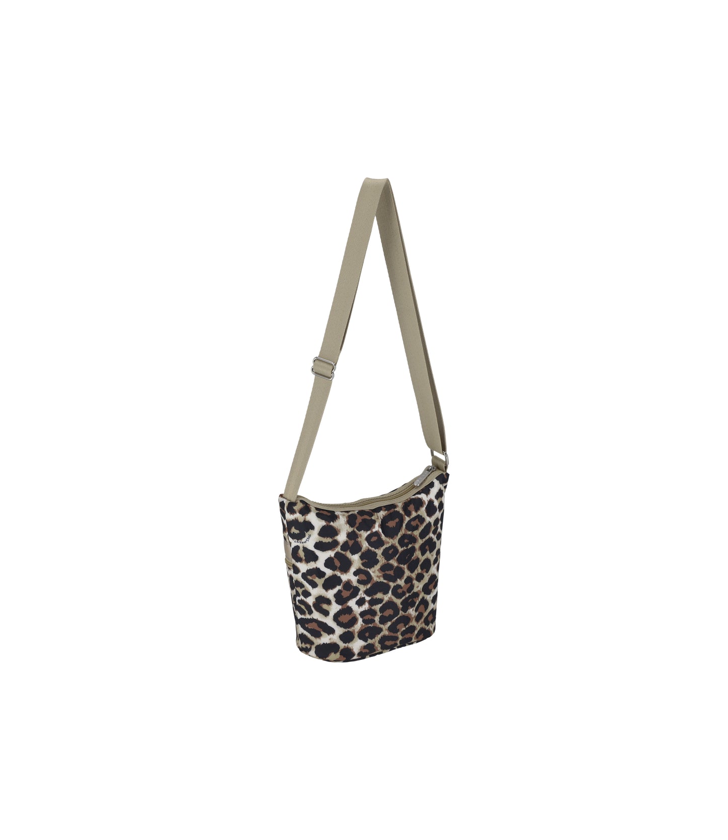 Mini Bucket Shoulder Bag<br>Flaxen Leopard