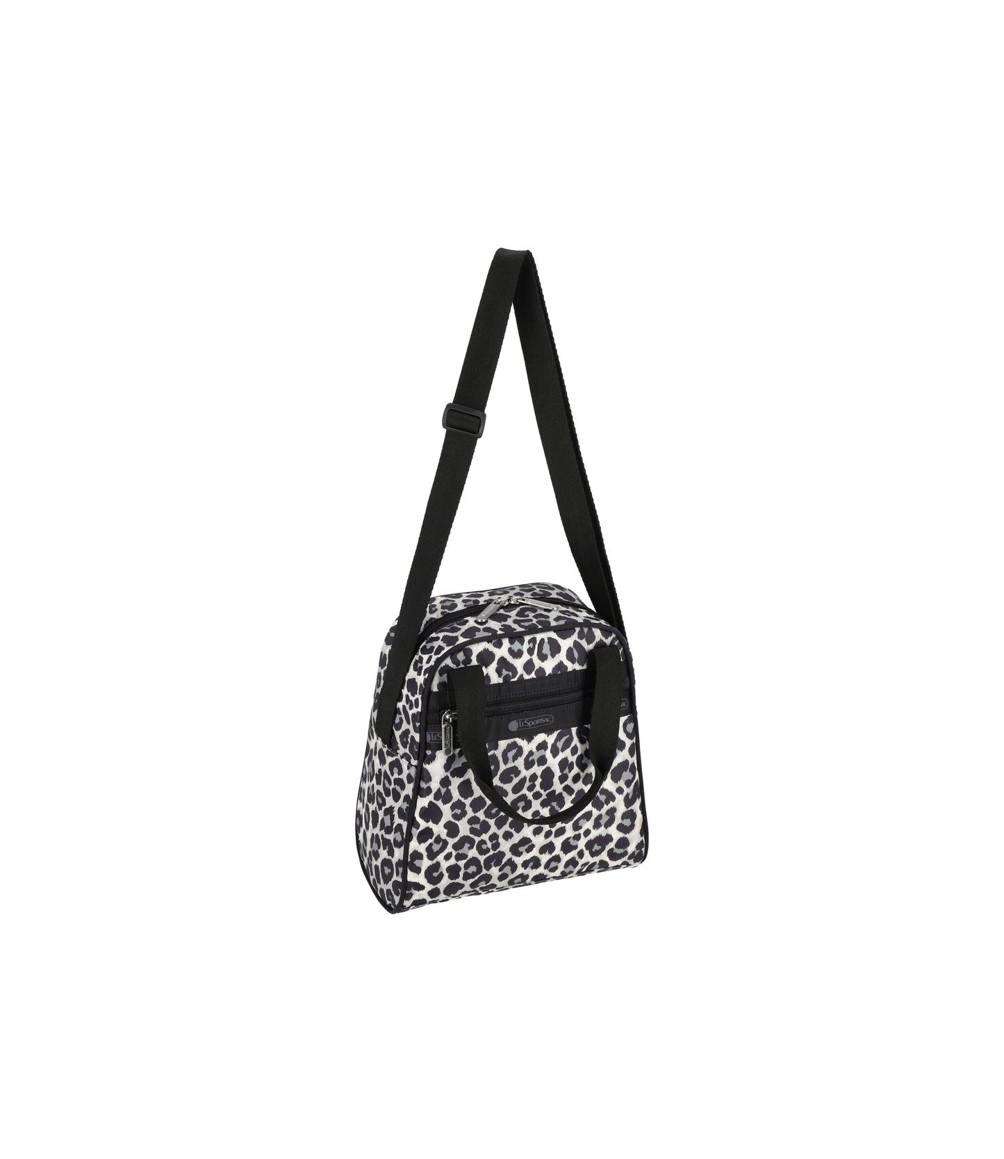 North/South Mini Satchel<br>Neutral Leopard