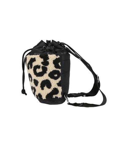 Sherpa Mini Backpack<br>Leopard Sherpa