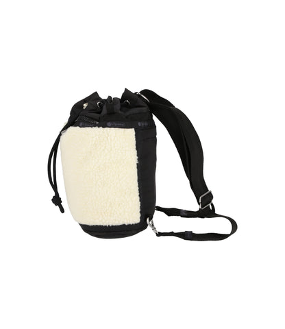 Sherpa Mini Backpack<br>Cream Vegan Sherpa