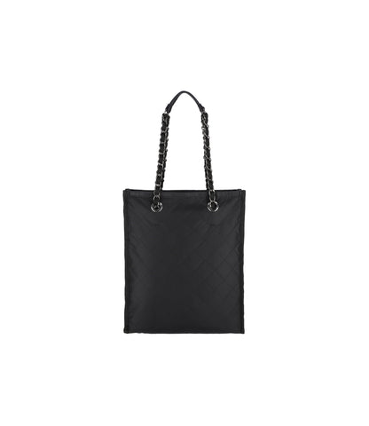 Chain North/South Tote<br>Onyx Chain Quilt