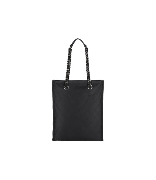 Chain North/South Tote<br>Onyx Chain Quilt