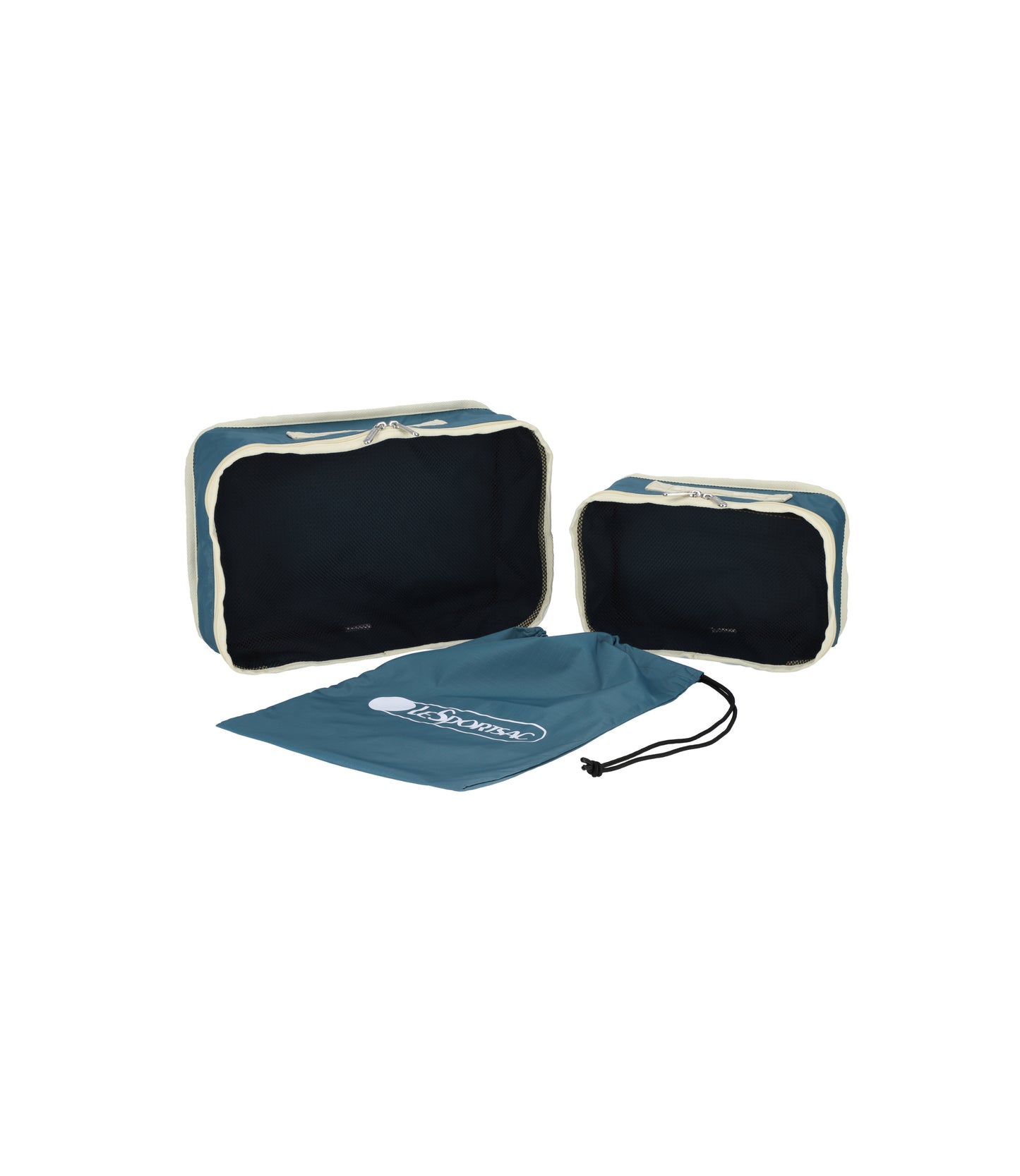 Packing Pouch Set<br>Blue Indigo/Beige