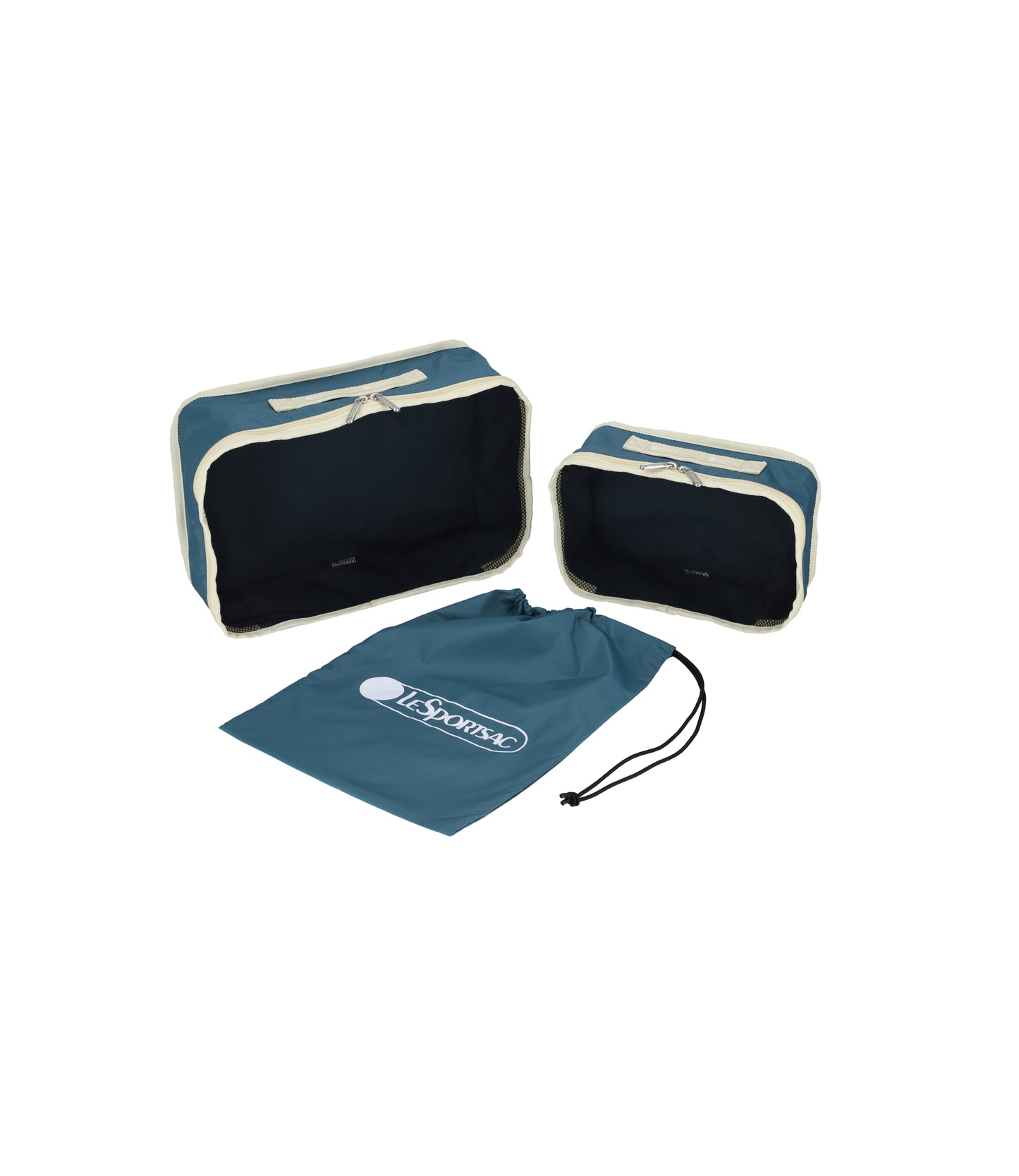 Packing Pouch Set<br>Blue Indigo/Beige