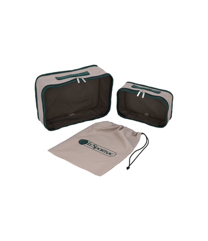 Packing Pouch Set<br>Drift Stone/Eden Green