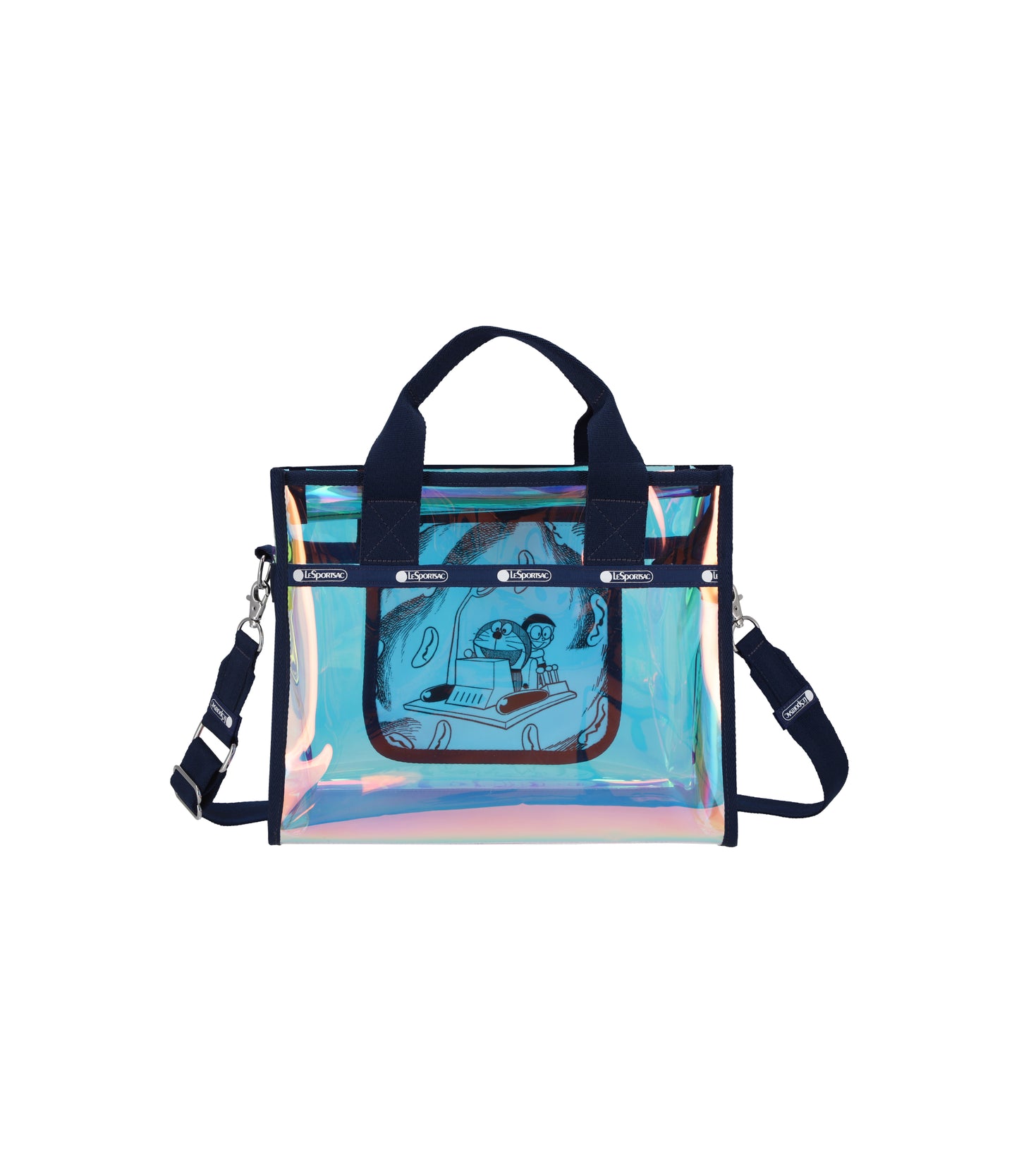 Clear Medium Top Handle Tote<br>Time Machine